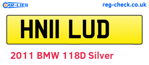 HN11LUD are the vehicle registration plates.