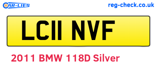 LC11NVF are the vehicle registration plates.