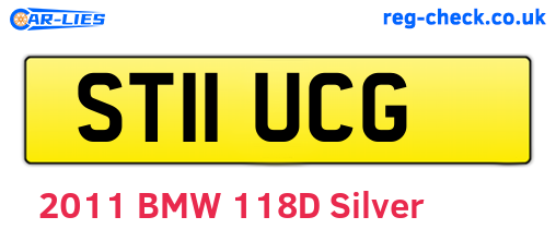 ST11UCG are the vehicle registration plates.