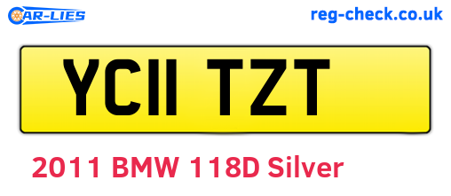 YC11TZT are the vehicle registration plates.