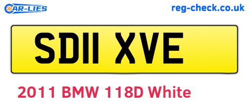 SD11XVE are the vehicle registration plates.