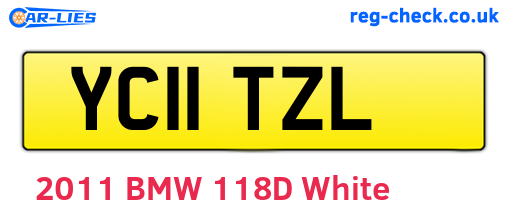 YC11TZL are the vehicle registration plates.