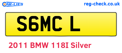 S6MCL are the vehicle registration plates.
