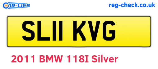 SL11KVG are the vehicle registration plates.