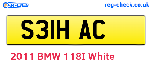 S31HAC are the vehicle registration plates.