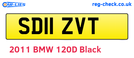 SD11ZVT are the vehicle registration plates.