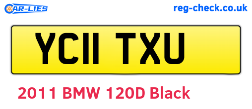 YC11TXU are the vehicle registration plates.