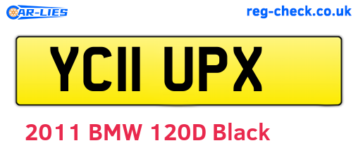 YC11UPX are the vehicle registration plates.