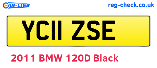 YC11ZSE are the vehicle registration plates.