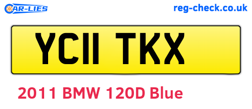 YC11TKX are the vehicle registration plates.