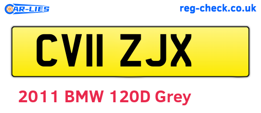 CV11ZJX are the vehicle registration plates.