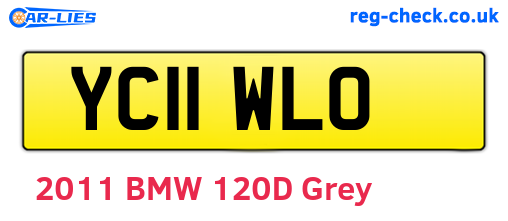 YC11WLO are the vehicle registration plates.