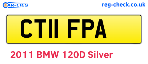 CT11FPA are the vehicle registration plates.
