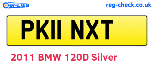 PK11NXT are the vehicle registration plates.