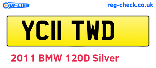 YC11TWD are the vehicle registration plates.