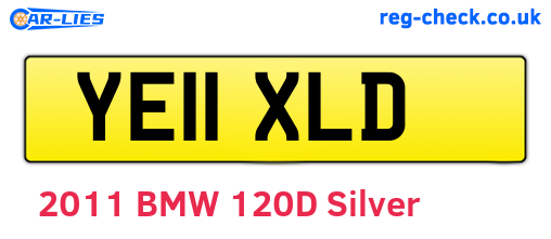 YE11XLD are the vehicle registration plates.