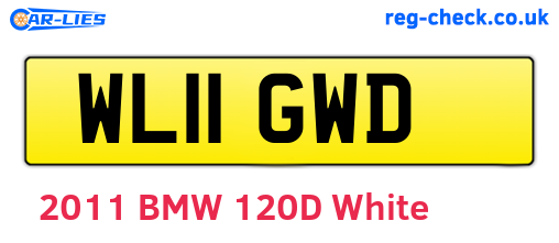 WL11GWD are the vehicle registration plates.
