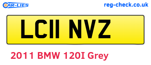 LC11NVZ are the vehicle registration plates.
