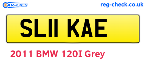 SL11KAE are the vehicle registration plates.