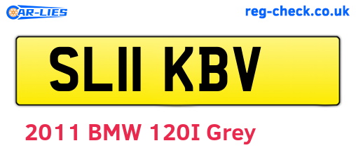 SL11KBV are the vehicle registration plates.
