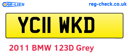 YC11WKD are the vehicle registration plates.