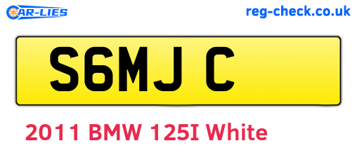 S6MJC are the vehicle registration plates.