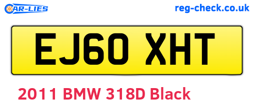 EJ60XHT are the vehicle registration plates.