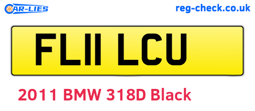 FL11LCU are the vehicle registration plates.