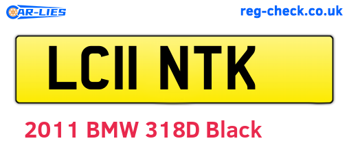 LC11NTK are the vehicle registration plates.