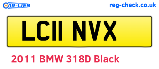 LC11NVX are the vehicle registration plates.