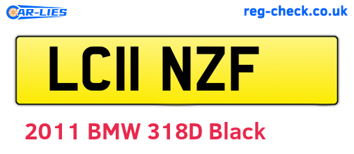 LC11NZF are the vehicle registration plates.