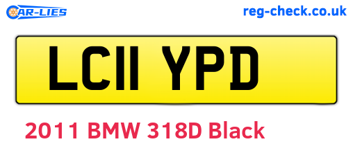LC11YPD are the vehicle registration plates.