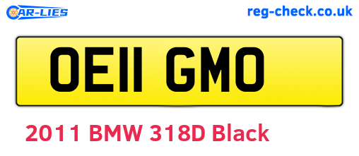 OE11GMO are the vehicle registration plates.