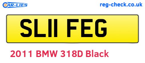 SL11FEG are the vehicle registration plates.