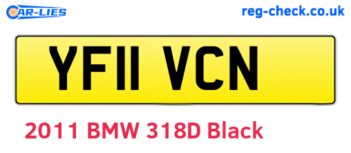 YF11VCN are the vehicle registration plates.