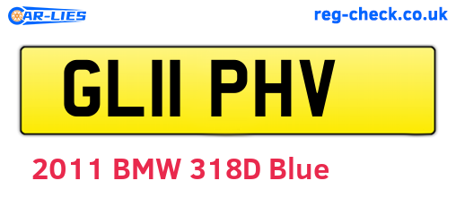 GL11PHV are the vehicle registration plates.
