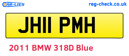 JH11PMH are the vehicle registration plates.
