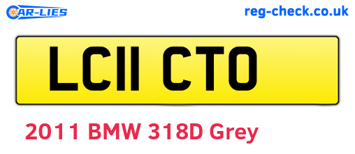 LC11CTO are the vehicle registration plates.