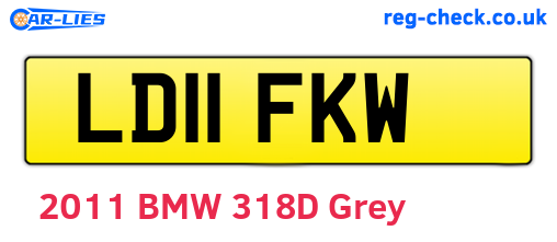 LD11FKW are the vehicle registration plates.