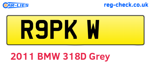 R9PKW are the vehicle registration plates.