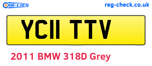 YC11TTV are the vehicle registration plates.