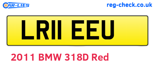 LR11EEU are the vehicle registration plates.