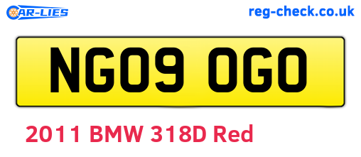 NG09OGO are the vehicle registration plates.