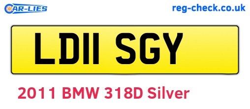 LD11SGY are the vehicle registration plates.