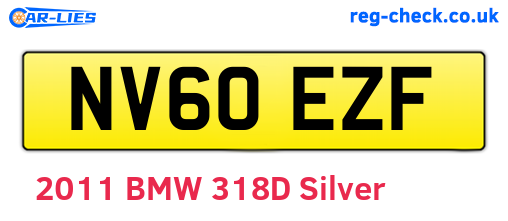 NV60EZF are the vehicle registration plates.