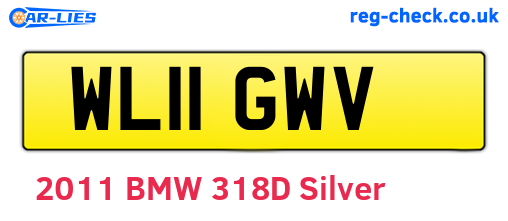 WL11GWV are the vehicle registration plates.