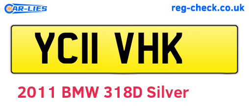 YC11VHK are the vehicle registration plates.