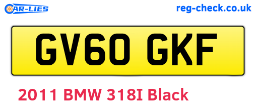 GV60GKF are the vehicle registration plates.