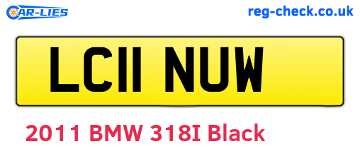 LC11NUW are the vehicle registration plates.