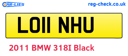 LO11NHU are the vehicle registration plates.